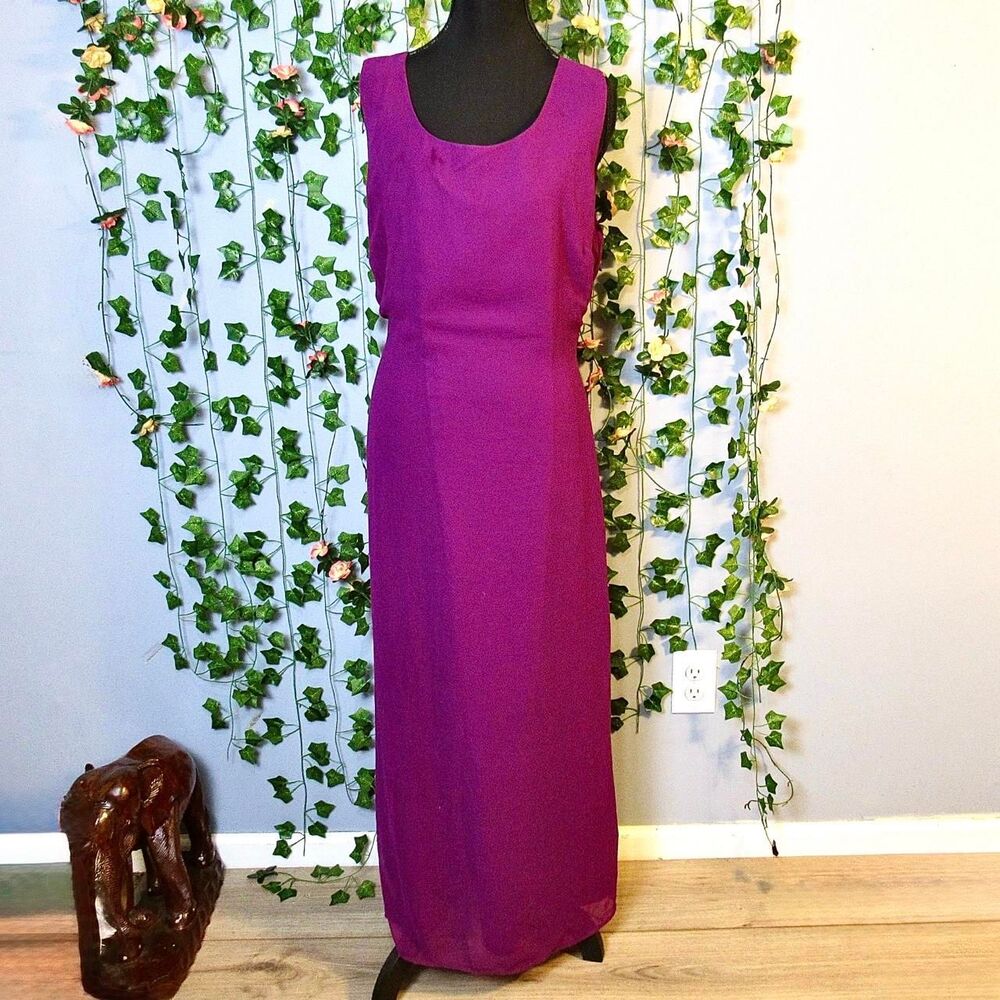 Unbranded Women's Purple and Pink Dress
